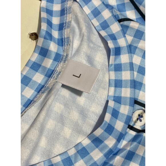 Yuengling Oktoberfest T-Shirt Size L Brown Plaid Suspender Graphic Beer - Picture 8 of 9